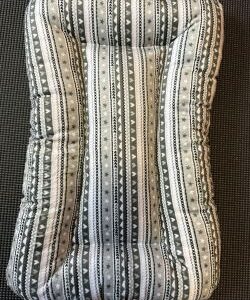 Striped Carrier Pad with Stars and Hearts