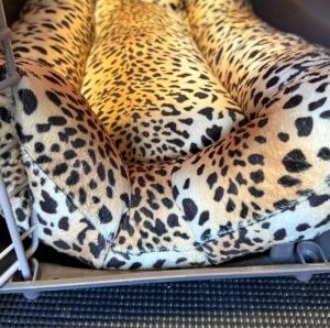 Leopard Print Carrier Pad, Medium