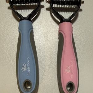 Pet Dematting Comb - PINK handle